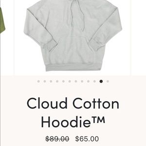 Cloud Cotton hoodie by Softserve 🍦